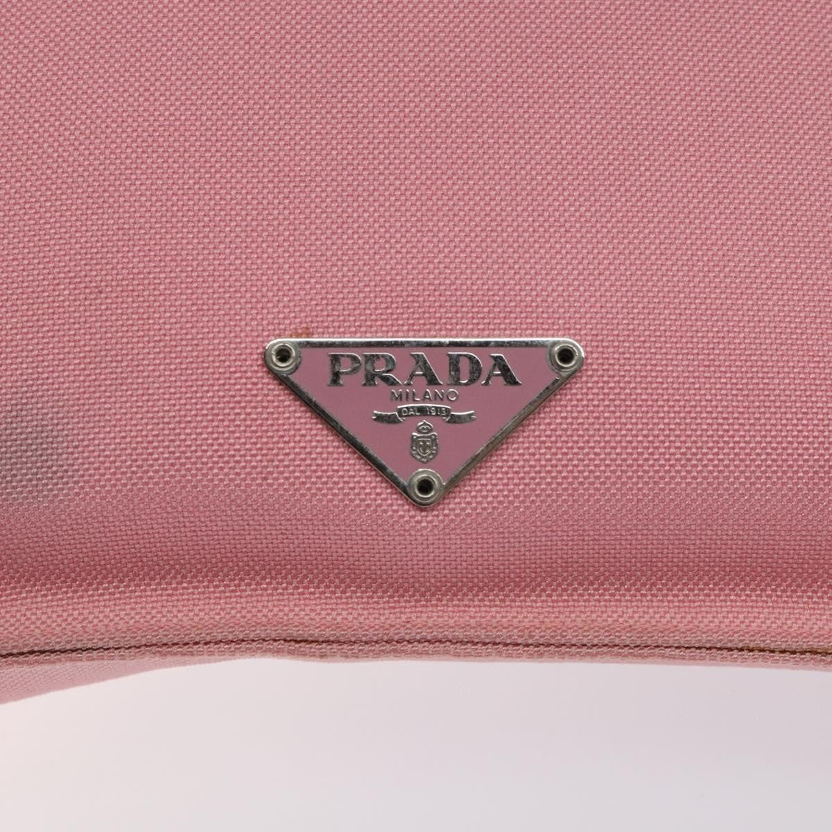 Prada Vintage Shoulder Bag Canvas, PINK, CANVAS, Shoulder bag