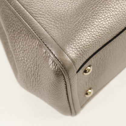 Gucci Soho Convertible Hobo Leather, GOLD, LEATHER, Handbag