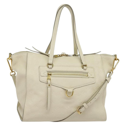 Louis Vuitton Lumineuse Handbag Monogram Empreinte Leather, WHITE, LEATHER, Handbag