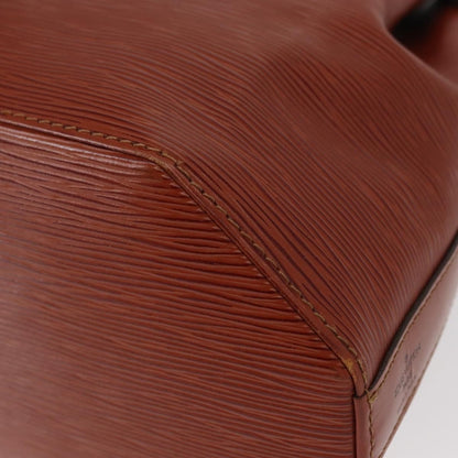 Louis Vuitton Vintage Sac d'Epaule Handbag Epi Leather, BROWN, LEATHER, Shoulder bag