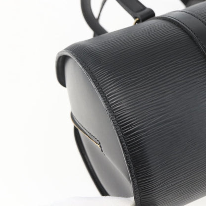 Louis Vuitton Soufflot Handbag Epi Leather, BLACK, LEATHER, Handbag
