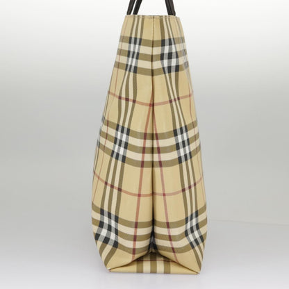 Burberry Nova Check Tote canvas check pattern, BEIGE, CANVAS, Tote bag