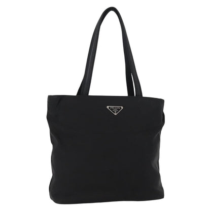 Prada Vintage Tote Nylon, BLACK, NYLON, Tote bag