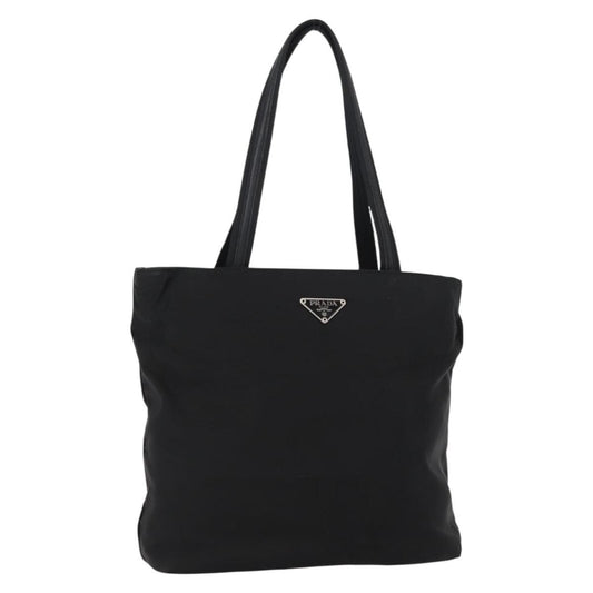 Prada Vintage Tote Nylon, BLACK, NYLON, Tote bag