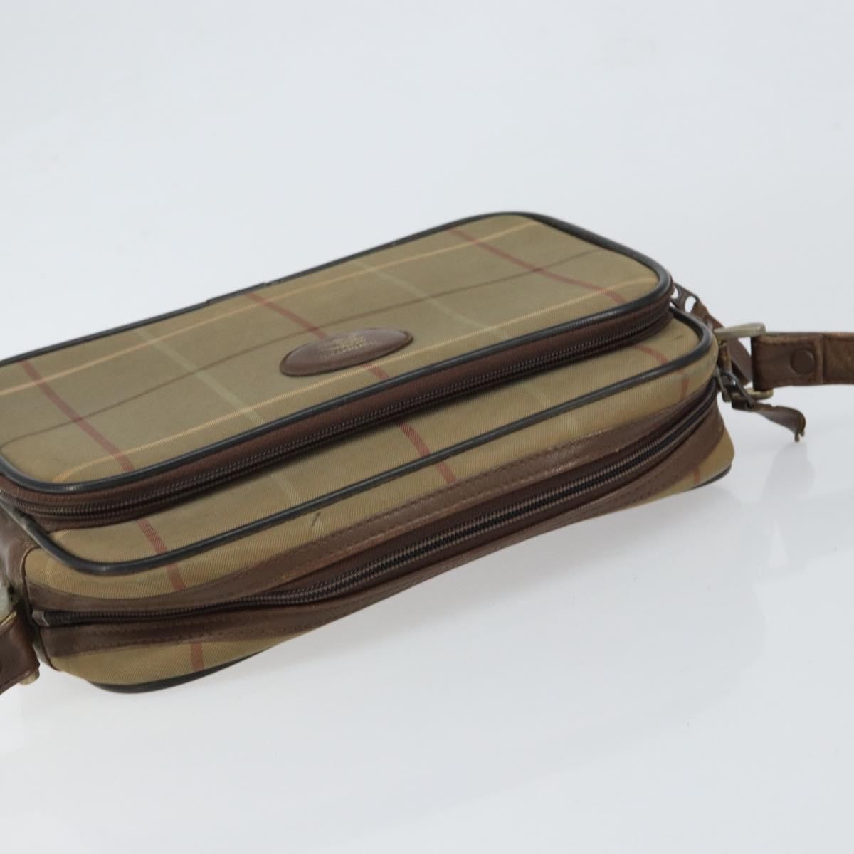 Burberry Nova check Shoulder bag Canvas, BEIGE, CANVAS, Shoulder bag