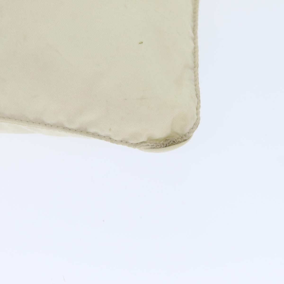 Prada Front Pocket Messenger Bag Tessuto, WHITE, NYLON, Shoulder bag