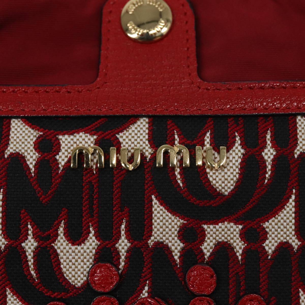 Miu Miu Tote Nylon, RED, NYLON, Tote bag