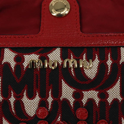 Miu Miu Tote Nylon, RED, NYLON, Tote bag