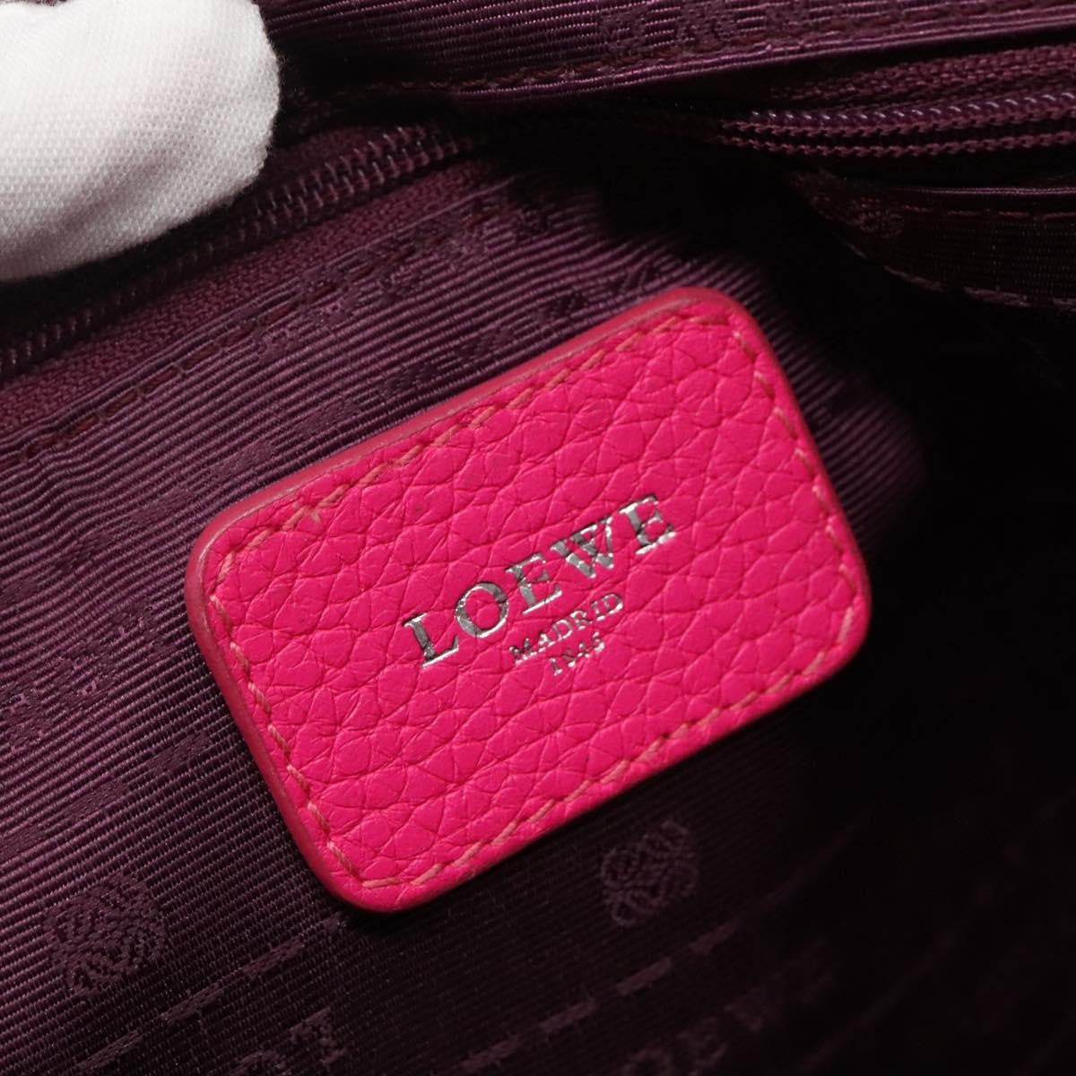 Loewe Alamo Handbag Leather, PINK, LEATHER, Handbag