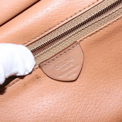 Celine Macadam Handbag Macadam with leather, BROWN, CANVAS, Handbag