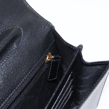 Salvatore Ferragamo Vintage clutch Bag Leather, BLACK, LEATHER, Clutche & pouche