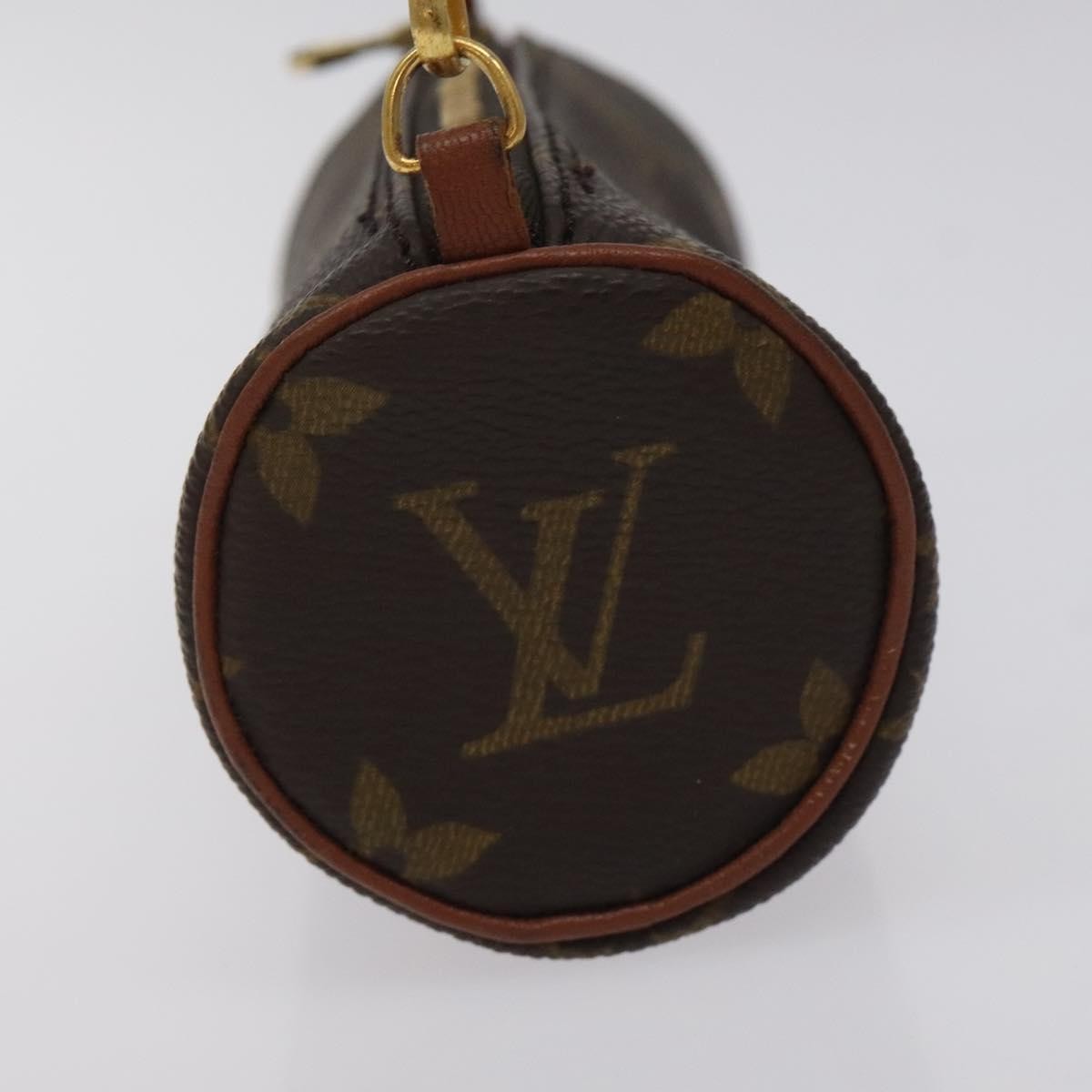 Louis Vuitton Papillon Pochette Monogram Canvas, BROWN, CANVAS, Handbag