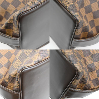 Louis Vuitton Chelsea Handbag Damier, BROWN, CANVAS, Tote bag