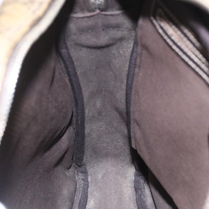 Gucci Front Zip Messenger GG Coated Canvas, BROWN, CANVAS, Shoulder bag