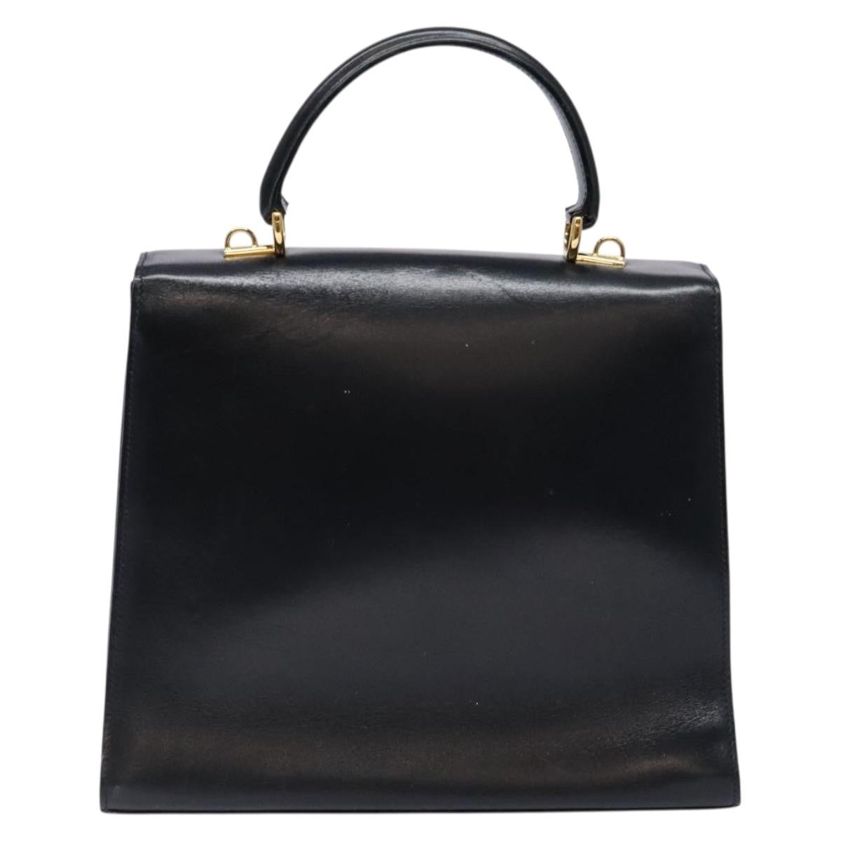 Gucci Lady Lock Leather, NAVY, LEATHER, Handbag