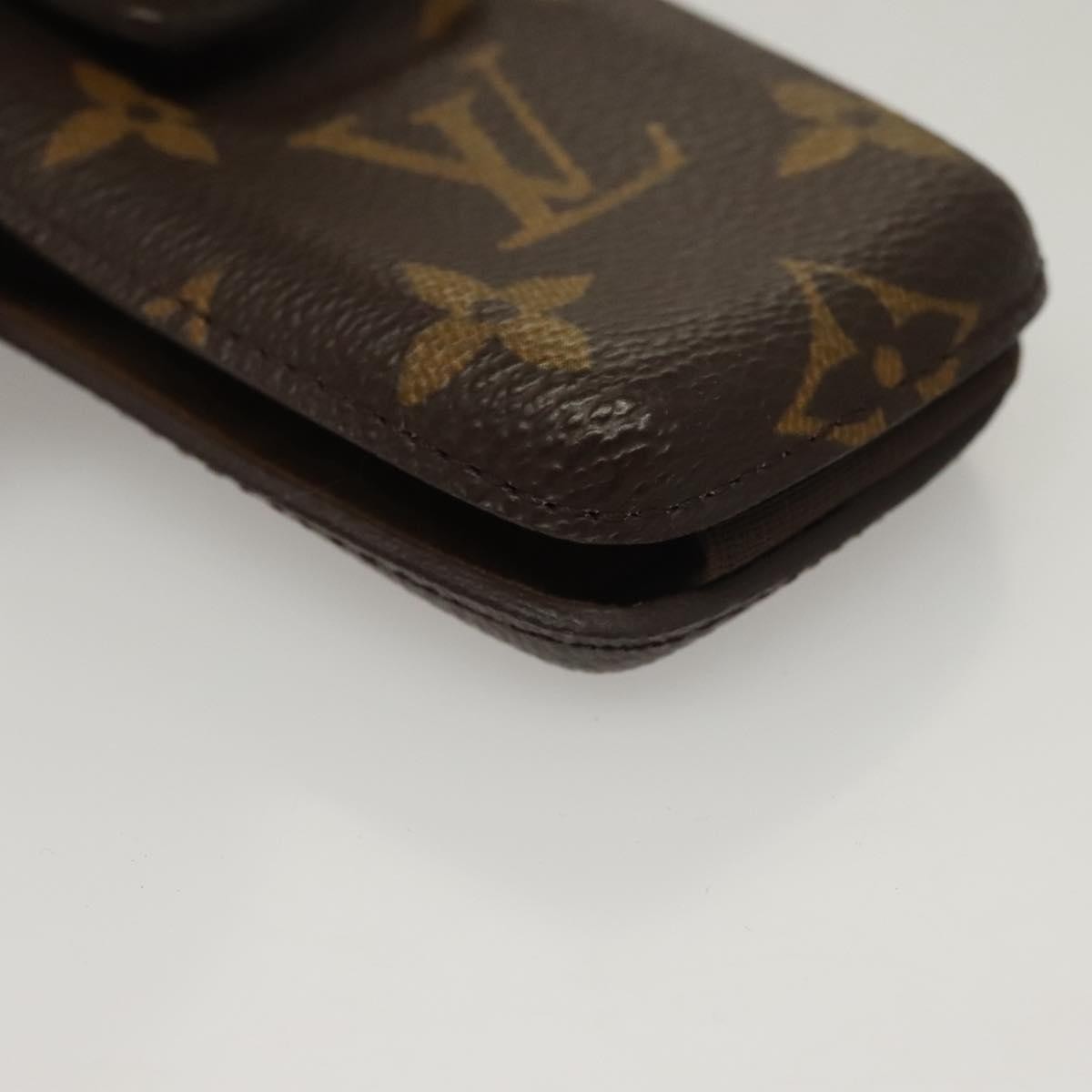 Louis Vuitton Etui Phone Case Monogram Canvas, BROWN, CANVAS, Tech accessory
