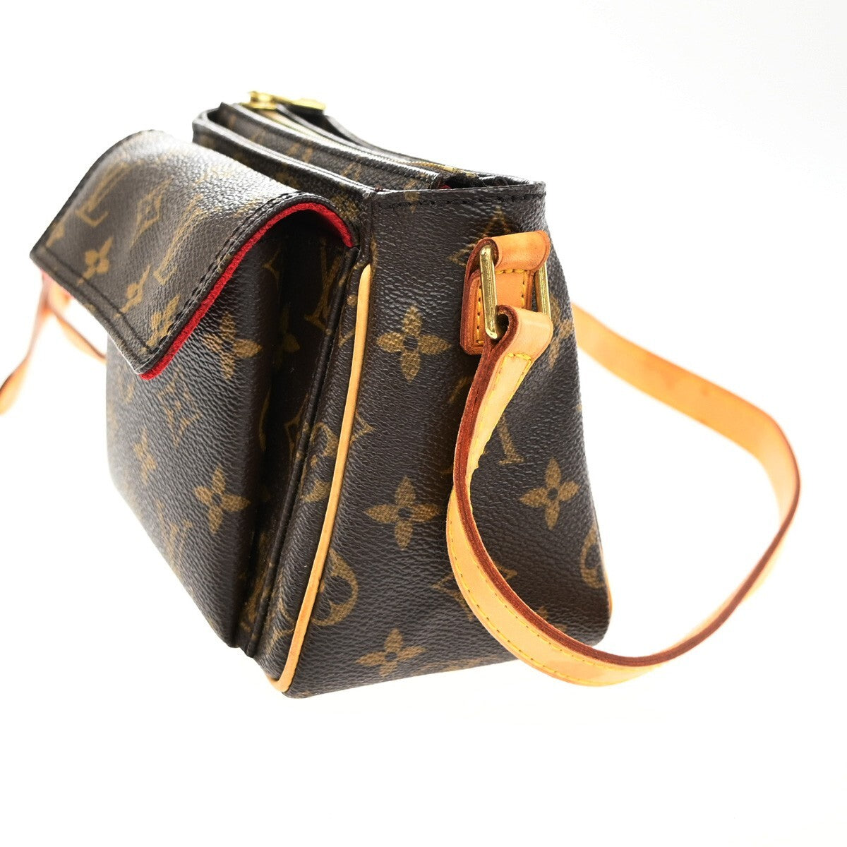 Louis Vuitton Viva Cite Handbag Monogram Canvas, BROWN, CANVAS, Shoulder bag