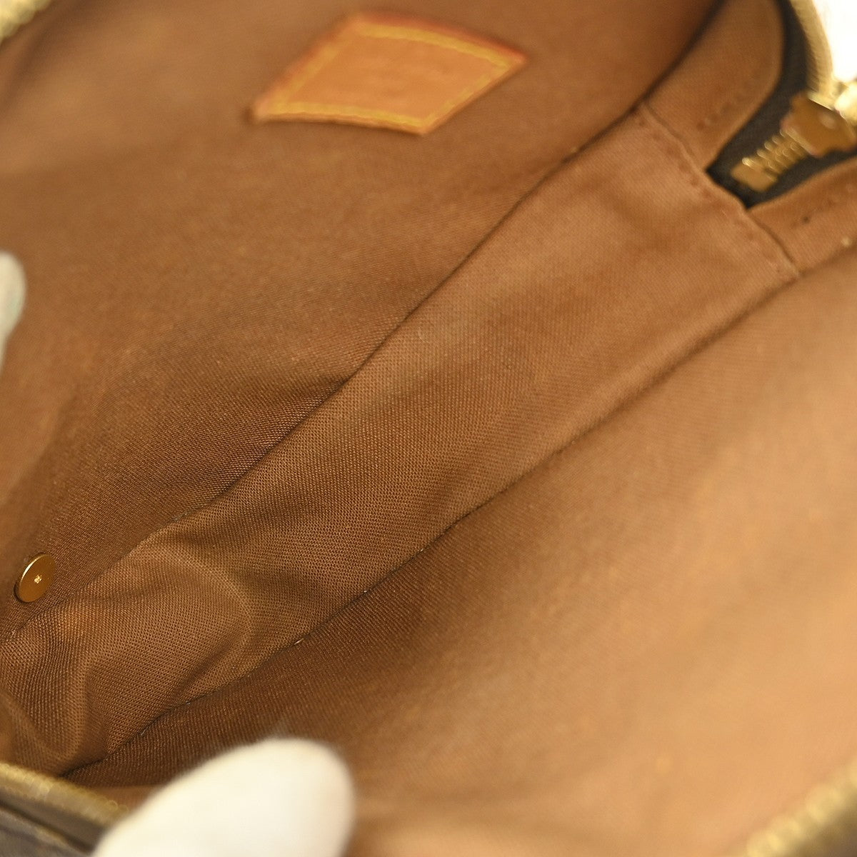 Louis Vuitton Pochette Gange Monogram Canvas, BROWN, CANVAS, Shoulder bag