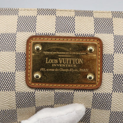 Louis Vuitton Eva Handbag Damier, BEIGE, CANVAS, Clutche & pouche