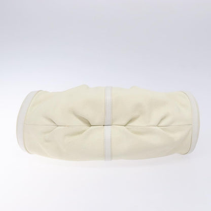 Bvlgari Chandra Top Handle Bag Leather, BEIGE, LEATHER, Shoulder bag