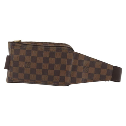 Louis Vuitton Geronimos Waist Bag Damier, BROWN, CANVAS, Shoulder bag