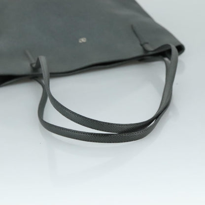 Valentino Garavani Vlogo tote bag Leather, GRAY, LEATHER, Tote bag