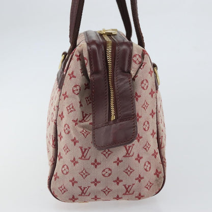 Louis Vuitton Josephine Handbag Mini Lin, RED, CANVAS, Handbag