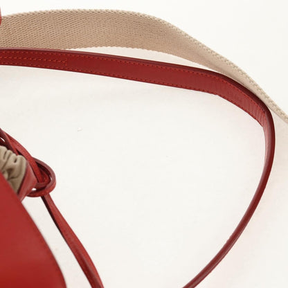 Chloe Roy Bucket Bag Leather, RED, LEATHER, Shoulder bag