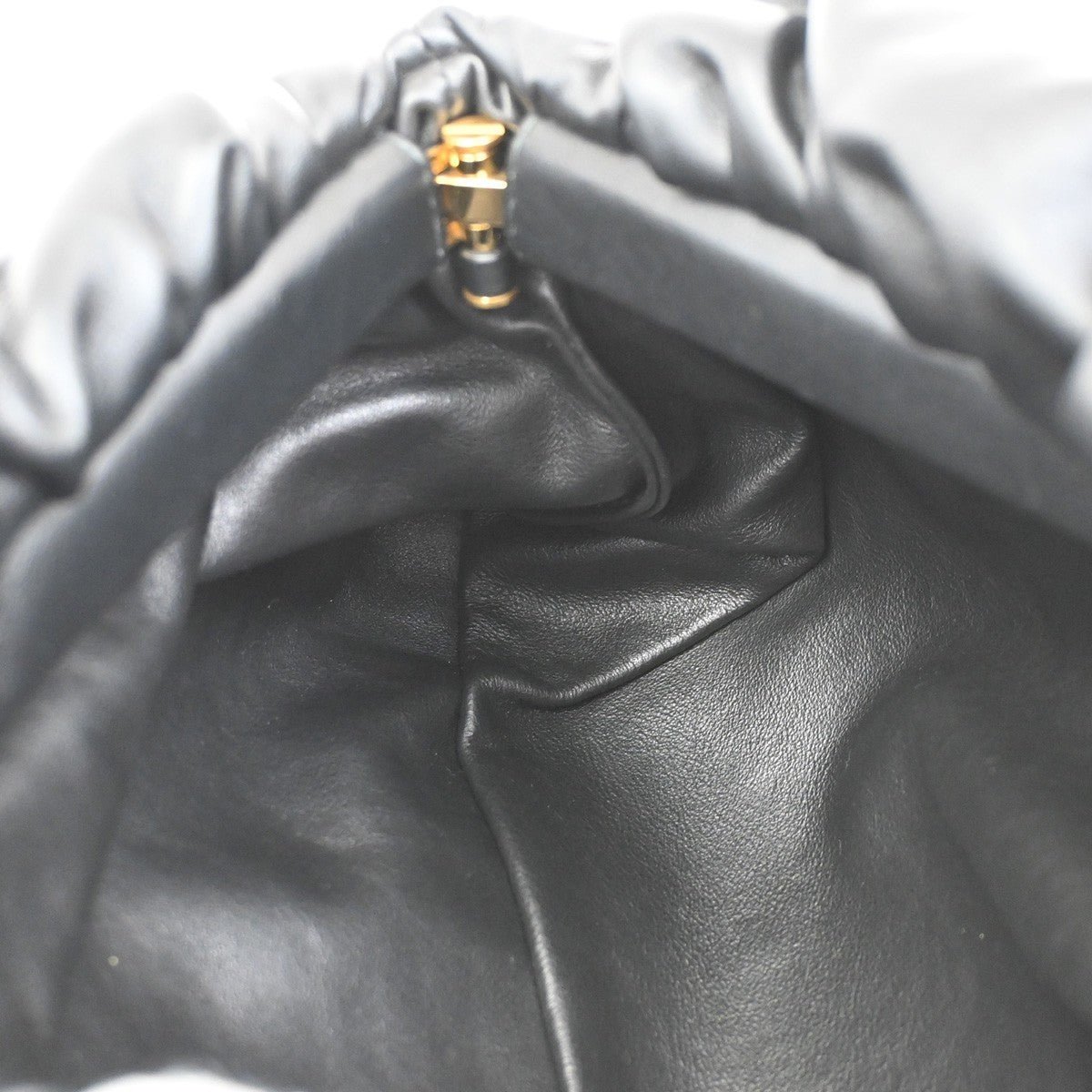 Bottega Veneta The Chain Pouch Leather, BLACK, LEATHER, Shoulder bag