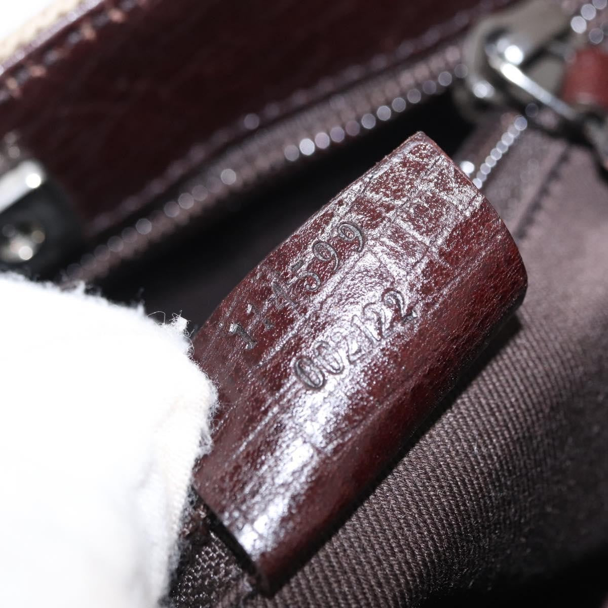 Gucci Vintage Handbag Canvas, BEIGE, PVC, Handbag