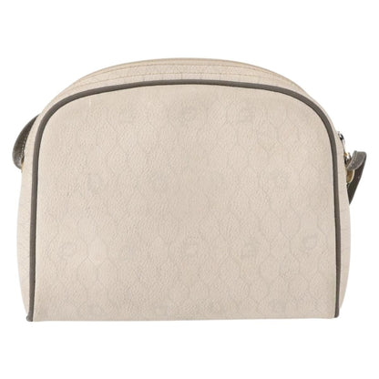 Christian Dior Vintage Honeycomb Shoulder Bag Canvas, WHITE, CANVAS, Shoulder bag