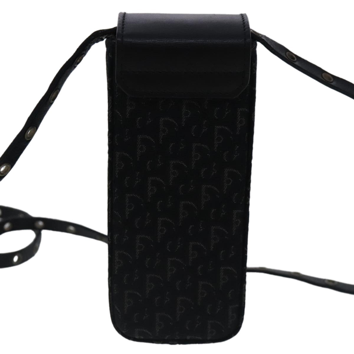 Christian Dior Vintage Trotter Pouch Diorissimo Canvas, BLACK, CANVAS, Clutche & pouche