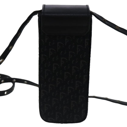 Christian Dior Vintage Trotter Pouch Diorissimo Canvas, BLACK, CANVAS, Clutche & pouche