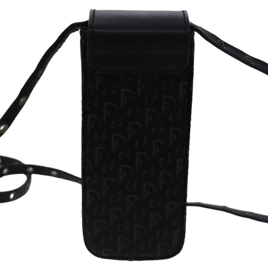 Christian Dior Vintage Trotter Pouch Diorissimo Canvas, BLACK, CANVAS, Clutche & pouche