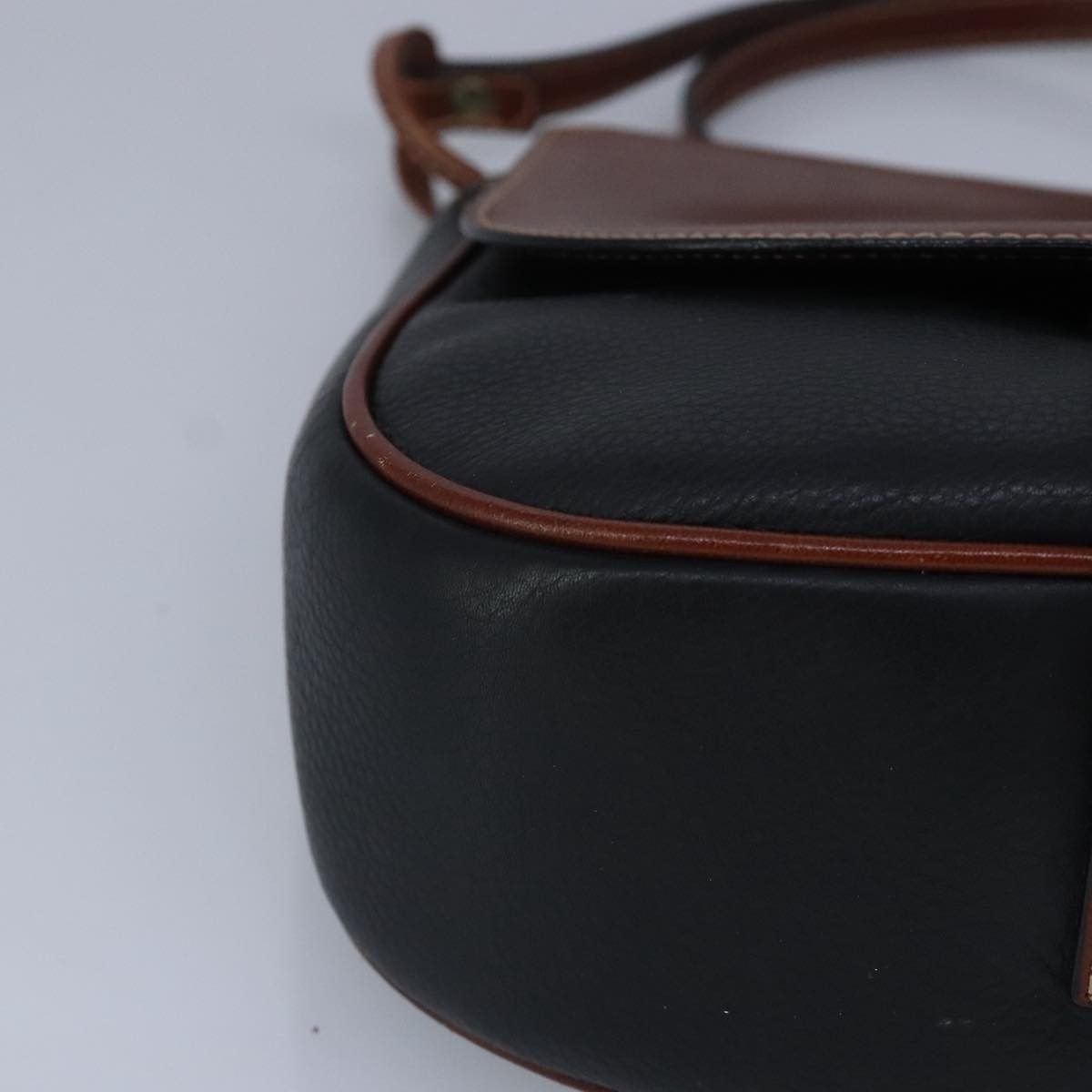 Bally Vintage Shoulder Bag Leather, Brown, Leather, Shoulder Bag