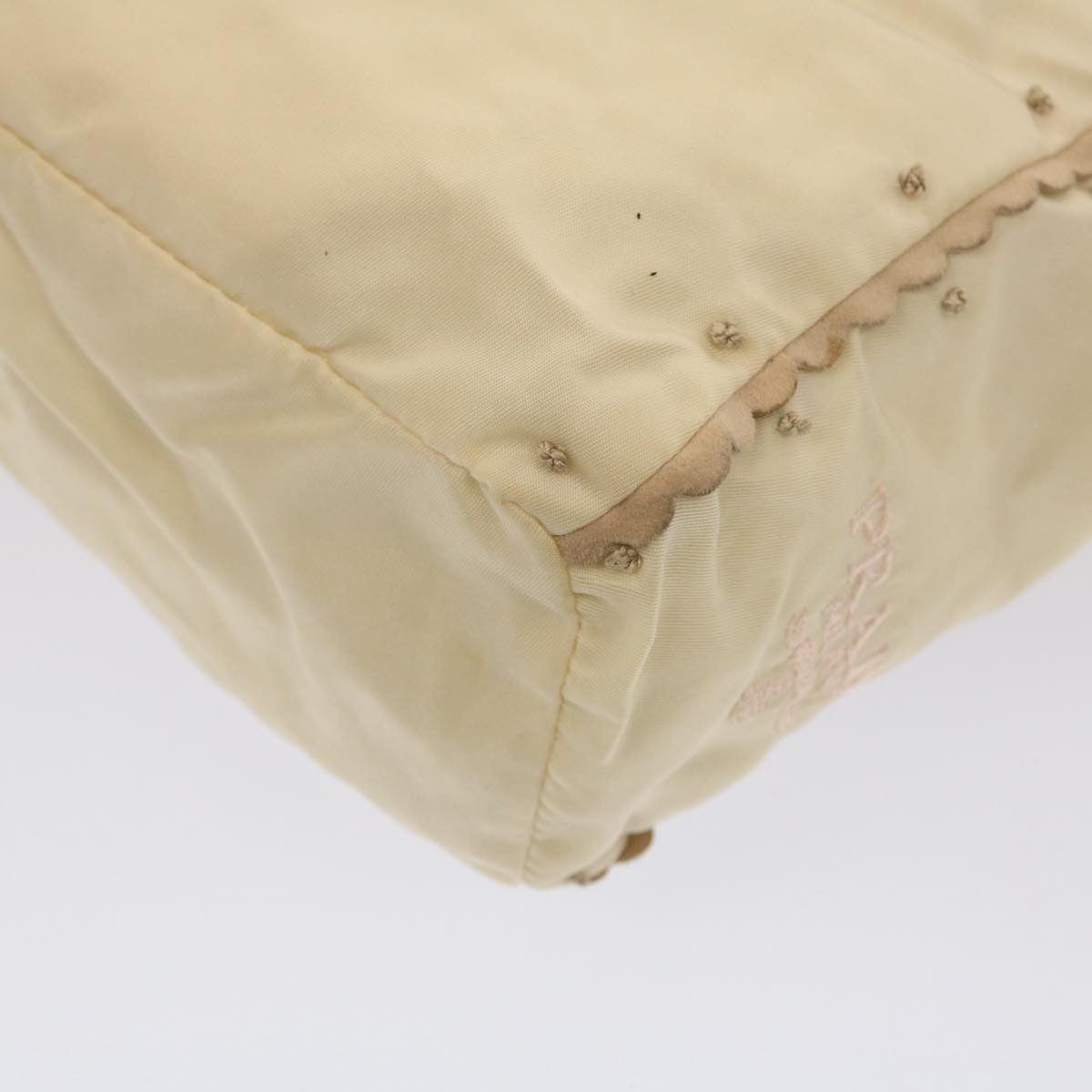 Prada Tote Vitello Daino Vitello Daino, BEIGE, NYLON, Tote bag