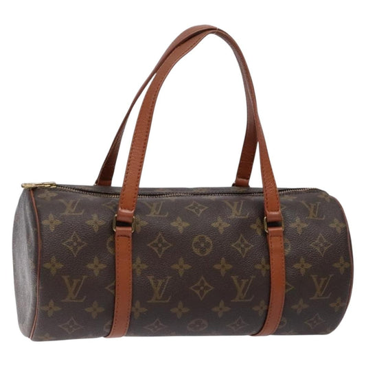 Louis Vuitton Papillon Handbag Monogram Canvas, BROWN, CANVAS, Handbag