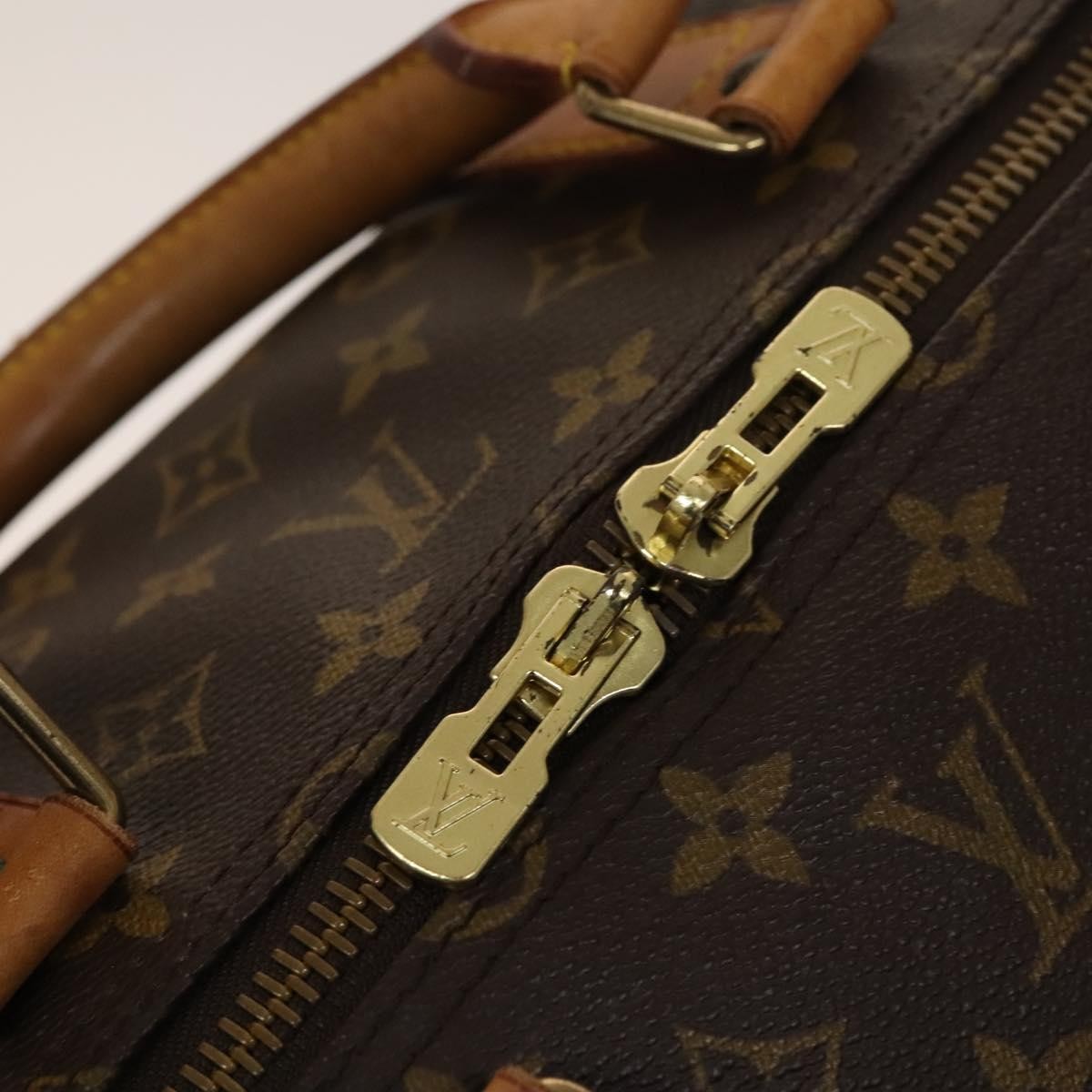 Louis Vuitton Keepall Bag Monogram Canvas, BROWN, CANVAS, Travel bag