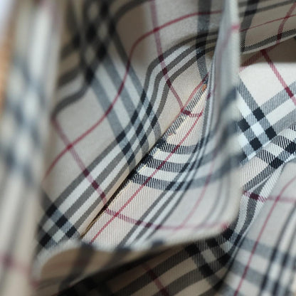 Burberry Vintage Shoulder Bag Leather, BEIGE, LEATHER, Shoulder bag