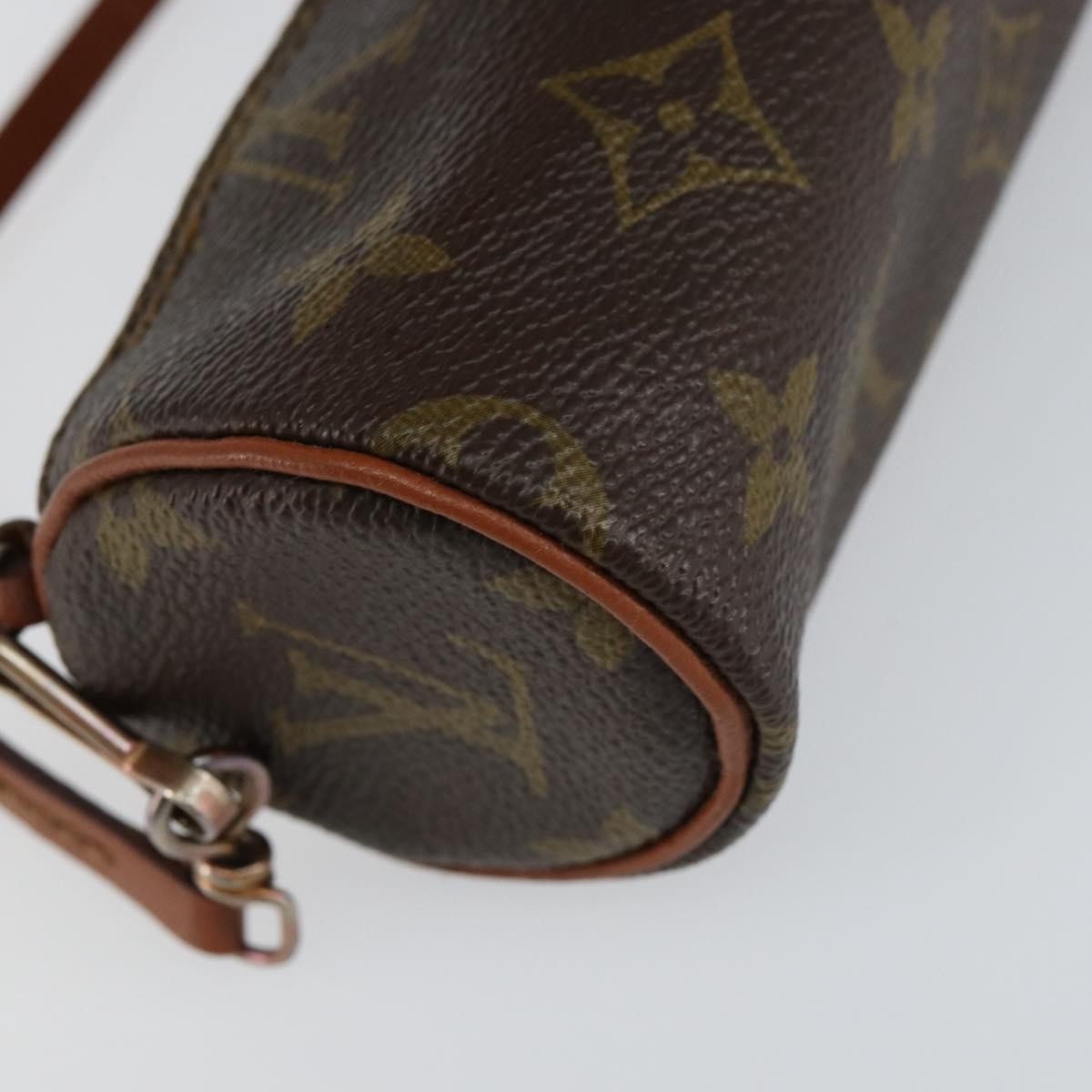 Louis Vuitton Papillon Pochette Monogram Canvas, BROWN, CANVAS, Clutche & pouche