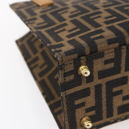 Fendi Vintage Top Handle Bag Zucca canvas, BROWN, CANVAS, Handbag