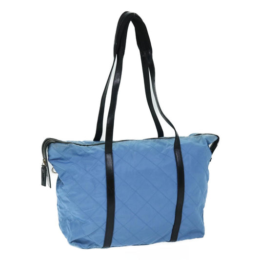 Prada Vintage Zip Tote Tessuto, BLUE, NYLON, Tote bag