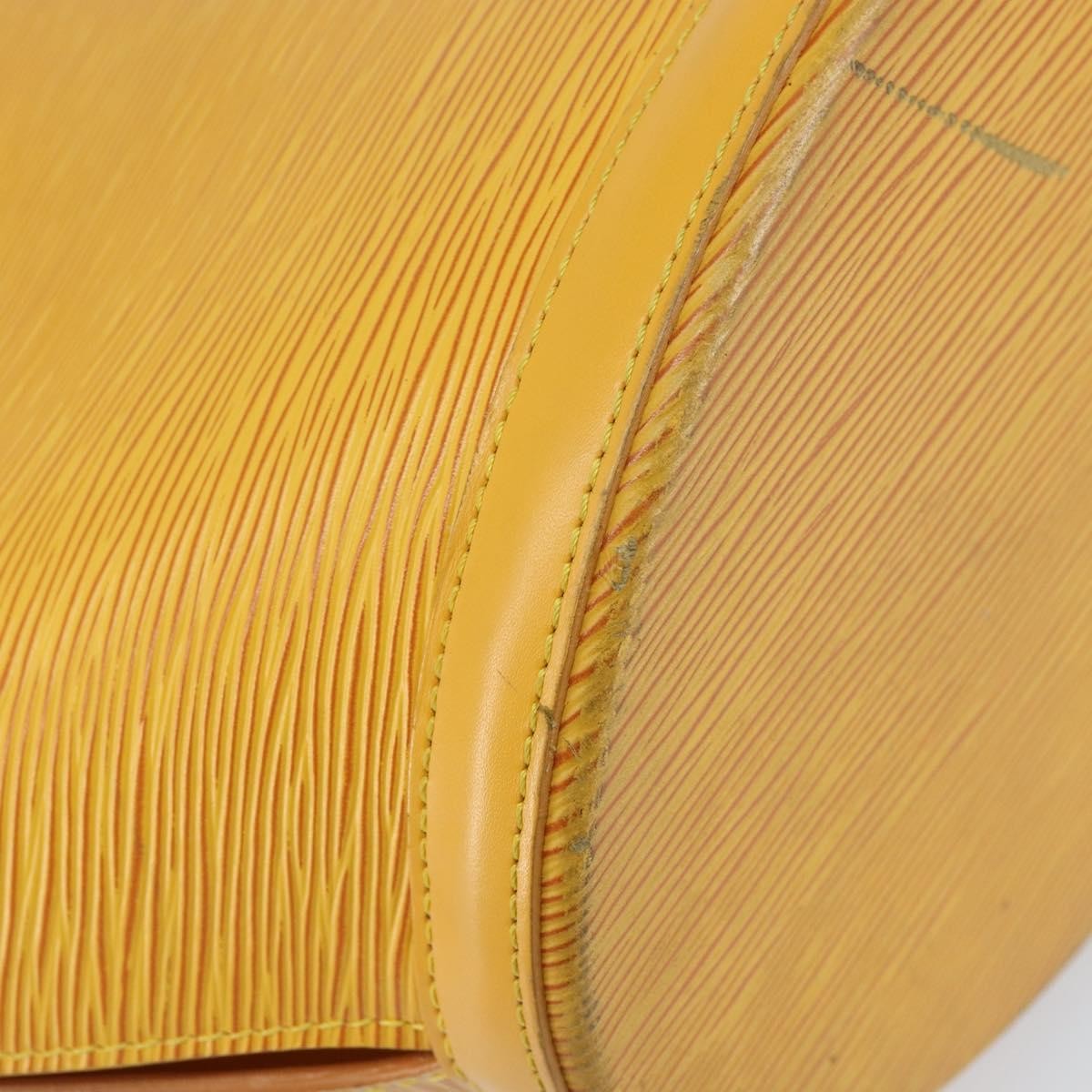 Louis Vuitton Saint Jacques Handbag Epi Leather, YELLOW, LEATHER, Shoulder bag