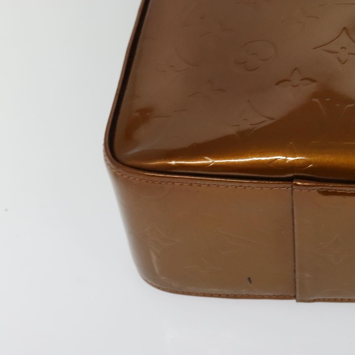 Louis Vuitton Columbus Handbag Monogram Vernis, BROWN, PATENT_LEATHER, Tote bag