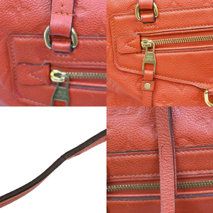 Louis Vuitton Lumineuse Handbag Monogram Empreinte Leather, RED, LEATHER, Shoulder bag