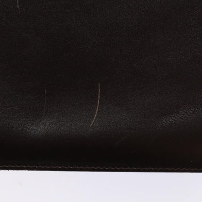 Salvatore Ferragamo Convertible Top Handle Bag Leather, BROWN, LEATHER, Handbag