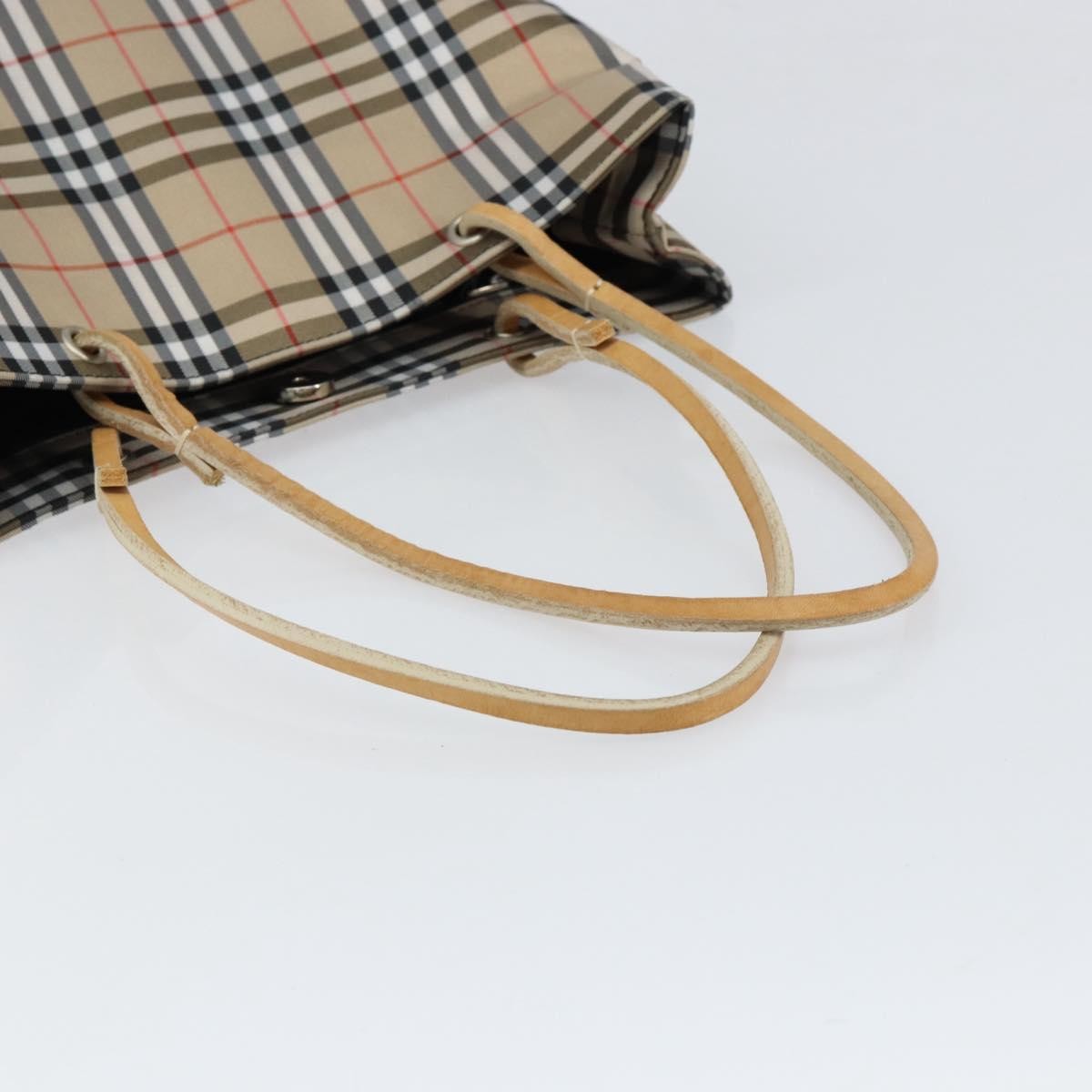 Burberry Nova Check Tote Nylon, BEIGE, NYLON, Tote bag