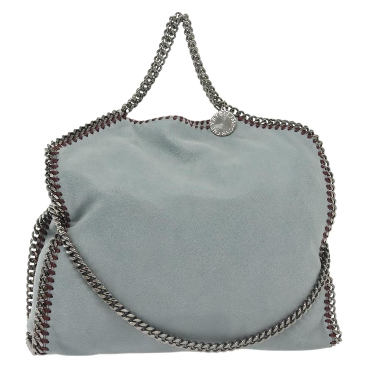 Stella McCartney Falabella Tote Suede, BLUE, SUEDE, Tote bag
