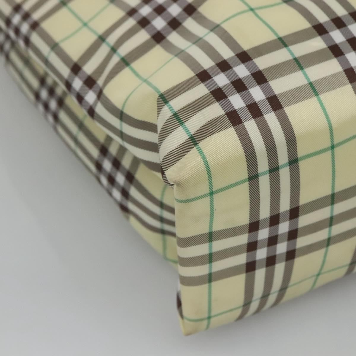 Burberry Nova Handbag Check Pattern, GREEN, NYLON, Handbag