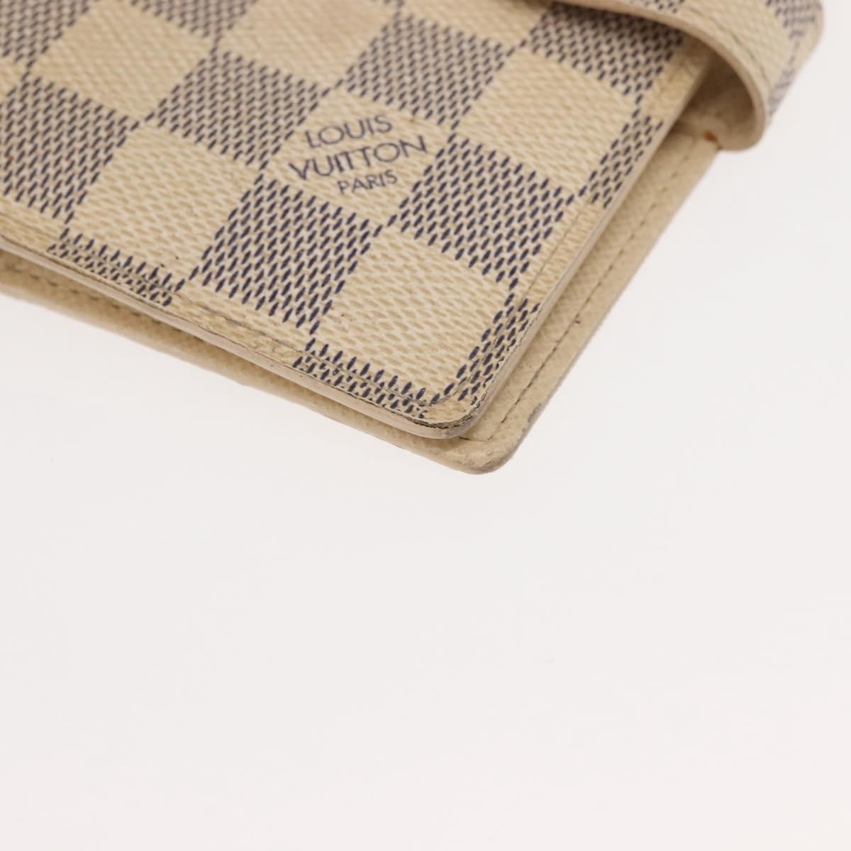 Louis Vuitton Agenda Cover Damier Azur, BEIGE, CANVAS, Toiletry Case
